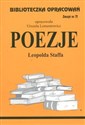 Biblioteczka Opracowań Poezje Leopolda Staffa Zeszyt nr 71 to buy in USA