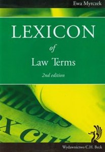Lexicon of Law Terms - Polish Bookstore USA