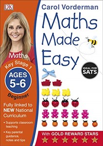 Maths Made Easy Ages 5-6 Key Stage 1 Beginner (Made Easy Workbooks) polish usa