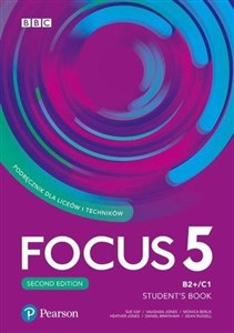 Focus Second Edition 5 Student's Book + CD Liceum technikum  