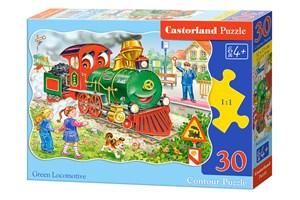 Puzzle Green Locomotive 30 pl online bookstore