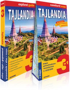 Tajlandia explore! guide 3w1: przewodnik + atlas + mapa Bookshop