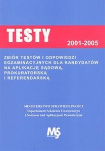 Testy egzaminacyjne dla kandytdatów na aplikację sądową  