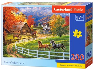 Puzzle 200 Ośrodek jeździecki Valley Farm B-222124 Bookshop