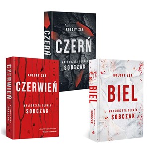 Pakiet Kolory zła. Czerwień / Czerń / Biel  Polish bookstore