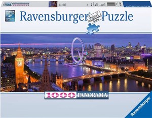Puzzle panorama Londyn nocą 1000 