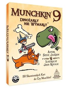 Munchkin 9 Dinożarły Nie Wymarły BLACK MONK  bookstore