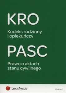 Kodeks rodzinny i opiekuńczy Prawo o aktach stanu cywilnego books in polish