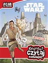 Star Wars Atak na zamek Koloruj czytaj naklejaj - Opracowanie Zbiorowe