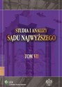 Studia i Analizy Sądu Najwyższego Tom 7  