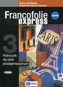 Francofolie express 3 Podręcznik + CD Szkoła ponadgimnazjalna  