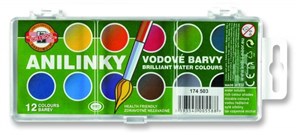 Farby akwarelowe Anilinky Brilliant 12 kolorów to buy in Canada