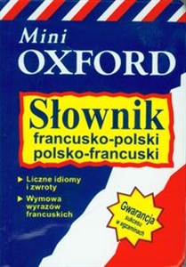 Słownik francusko-polski, polsko- francuski Mini Polish bookstore