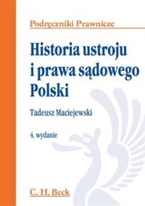Historia ustroju i prawa sądowego Polski buy polish books in Usa