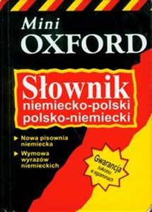 Słownik niemiecko-polski polsko -niemiecki Mini Bookshop