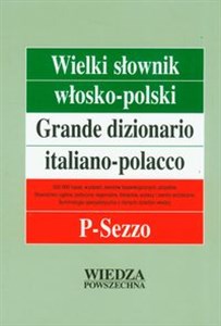 Wielki słownik włosko-polski Tom III P-Sezzo Bookshop