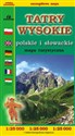 Tatry Wysokie polskie i słowackie mapa turystyczna 1:25 000 in polish