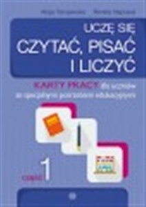Uczę się czytać pisać i liczyć Część 1 Karty pracy dla uczniów ze specjalnymi potrzebami edukacyjnymi Polish Books Canada