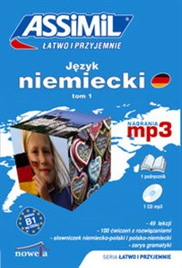 Język niemiecki łatwo i przyjemnie Tom 1 + CDmp3 Poziom B1 - Polish Bookstore USA