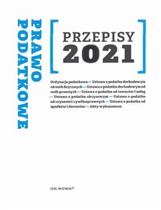 Prawo podatkowe Przepisy 2021 pl online bookstore