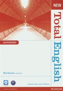 New Total English Advanced Workbook with key z płytą CD books in polish