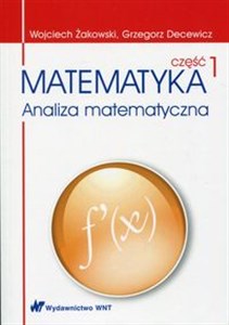 Matematyka Analiza matematyczna Część 1 polish books in canada