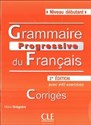 Grammaire Progressive du Francais Niveau debutant Rozwiązania do ćwiczeń avec 440 exercices pl online bookstore