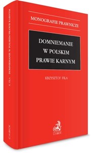 Domniemanie w polskim prawie karnym Bookshop