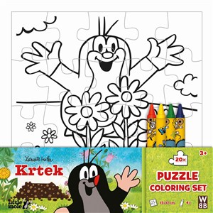 KRECIK PUZZLE DO KOLOROWANIA 06747  