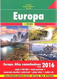Europa atlas 1:700 000 Freytag & Berndt polish usa