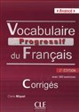 Vocabulaire progressif du français Avancé Klucz 2. edycja polish usa