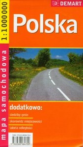 Polska mapa samochodowa  Polish bookstore