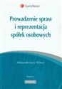 Prowadzenie spraw i reprezentacja spółek osobowych Polish bookstore