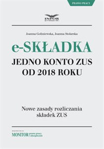 E-składka jedno konto ZUS od 2018 roku Nowe zasady rozliczania skłądek ZUS  