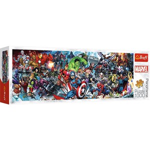 Puzzle 1000 Panorama Dołącz do Uniwersum Marvela  