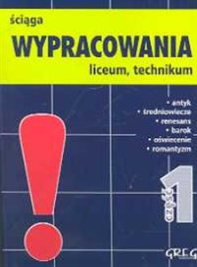 Wypracowania 1 ściąga Liceum technikum to buy in Canada