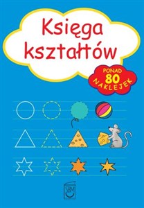 Ksiega kształtów 80 naklejek  