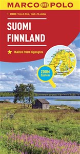 Finlandia Mapa FINNLAND ZOOM SYSTEM bookstore