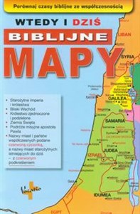 Wtedy i dziś biblijne mapy  bookstore