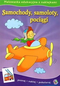 Malowanki edukacyjne Samochody, samoloty, pociągi - Polish Bookstore USA