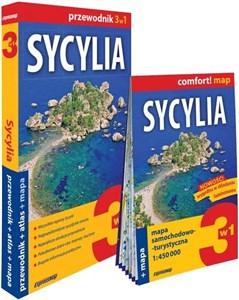 Sycylia 3w1 przewodnik + atlas + mapa polish usa