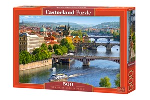 Puzzle View of Bridges in Prague 500 B-53087  