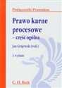 Prawo karne procesowe Część ogólna Polish bookstore