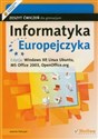 Informatyka Europejczyka Zeszyt ćwiczeń edycja Windows XP Linux Ubuntu Gimnazjum bookstore