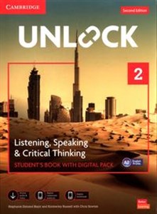 Unlock 2 Listening, Speaking and Critical Thinking Student's Book with Digital Pack pl online bookstore