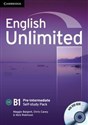English Unlimited Pre-intermediate Self-study Pack Workbook + DVD polish books in canada