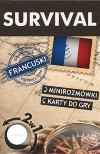 SURVIVAL Język francuski Minirozmówki i karty do gry 2 w 1 Canada Bookstore