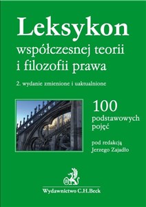 Leksykon współczesnej teorii i filozofii prawa 100 podstawowych pojęć books in polish