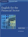 English for the Financial Sector Teacher's Book  chicago polish bookstore