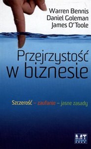 Przejrzystość w biznesie Szczerość, zaufanie, jasne zasady Polish Books Canada